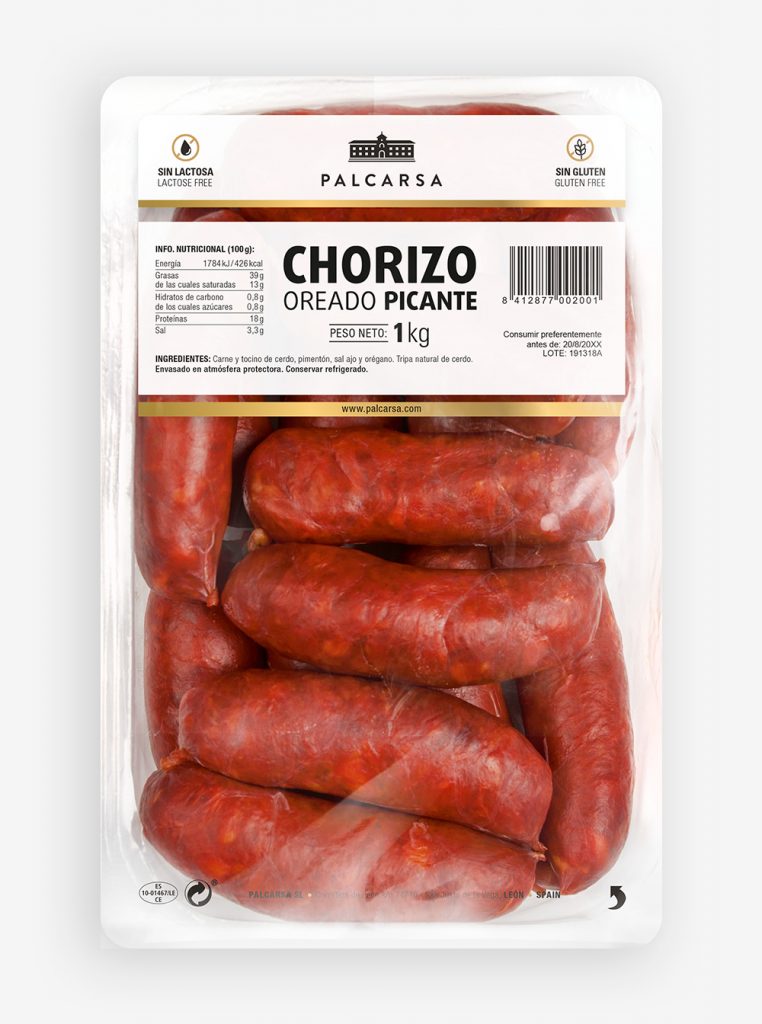 Chorizo Oreado Picante Kg Embutido De Le N Tradicional Palcarsa