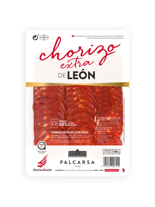 Chorizo de León 100 g.