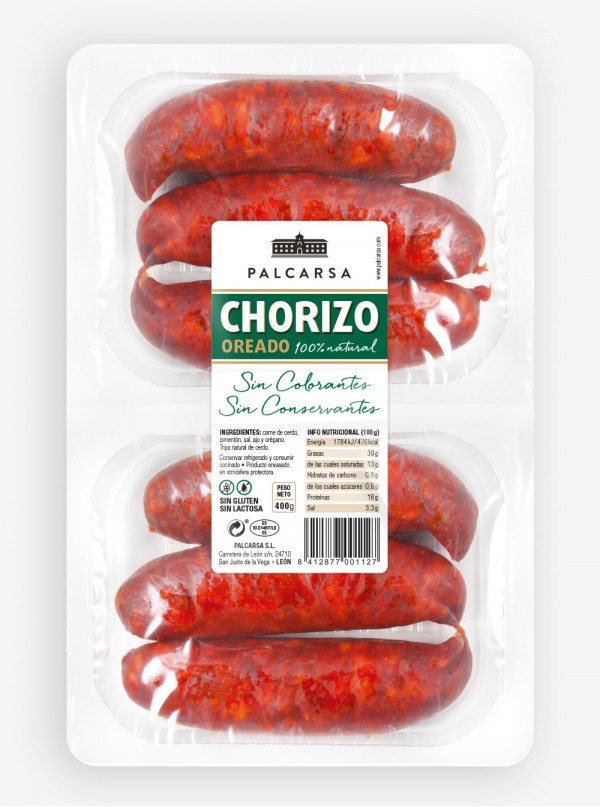 Chorizo oreado  2X200 g.